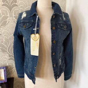 Women's Skinny Fries Luxury Soft Jean Jacket
